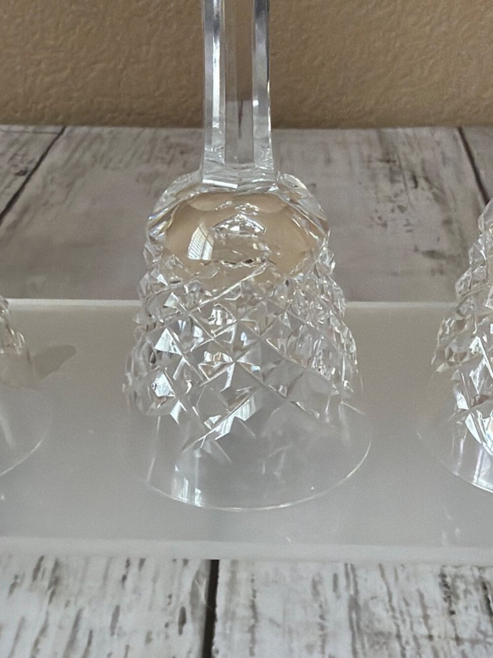 3 X Waterford Crystal ALANA 3 3/8" Cordial/Liqueur Glasses Diamond Cut Gothic Ma - Picture 7 of 10